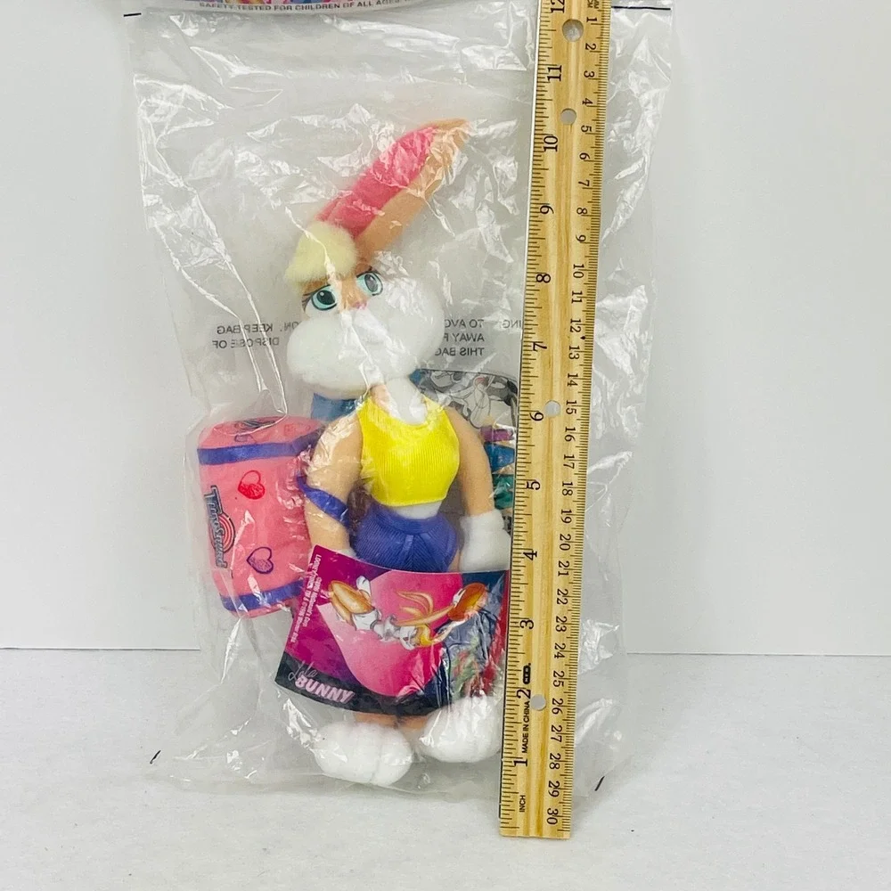 Vintage 1996 Space Jam Lola Bunny McDonald's Plush Toy New Sealed NIP